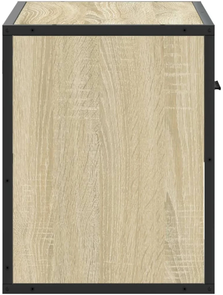 TV staliukas Televizoriaus spintelė, ąžuolo, 60x31x39,5cm, mediena/metalas