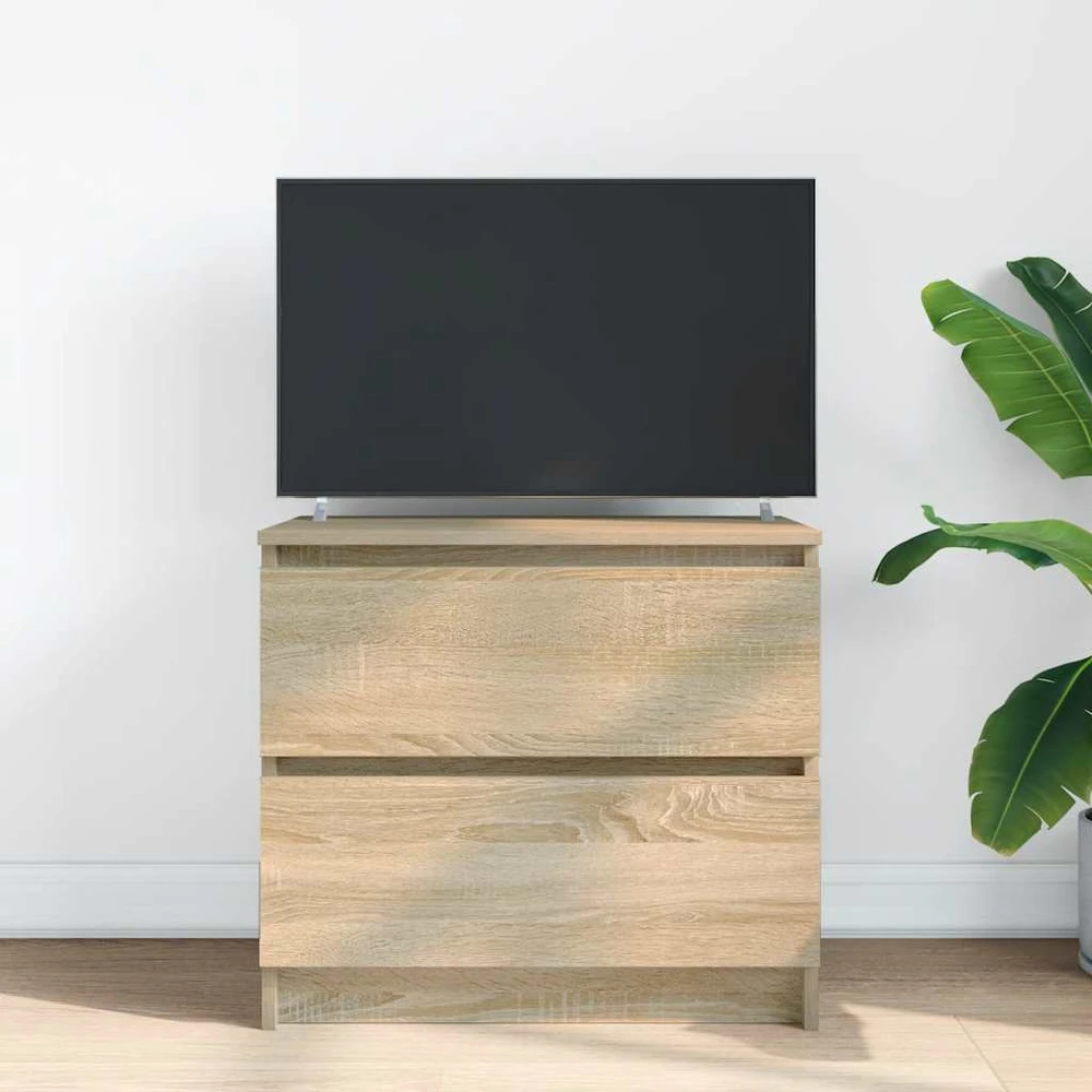 TV staliukas Televizoriaus spintelė, ąžuolo, 60x35x54 cm, apdirbta mediena