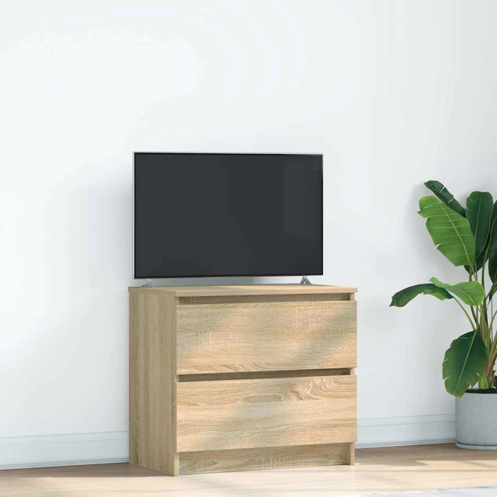 TV staliukas Televizoriaus spintelė, ąžuolo, 60x35x54 cm, apdirbta mediena