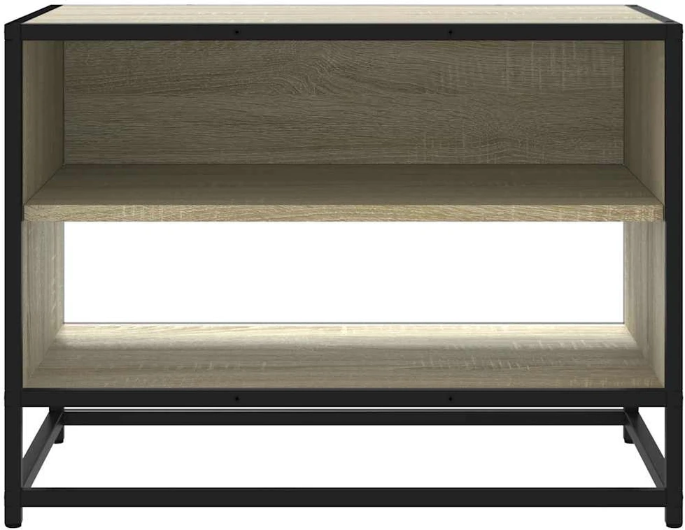 TV staliukas Televizoriaus spintelė, ąžuolo, 61x40x46cm, mediena ir metalas