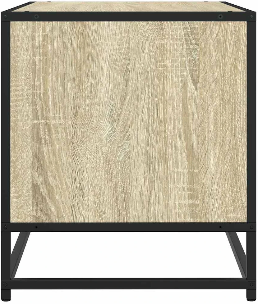 TV staliukas Televizoriaus spintelė, ąžuolo, 61x40x46cm, mediena ir metalas
