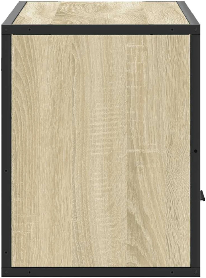 TV staliukas Televizoriaus spintelė, ąžuolo, 80x31x39,5cm, mediena/metalas