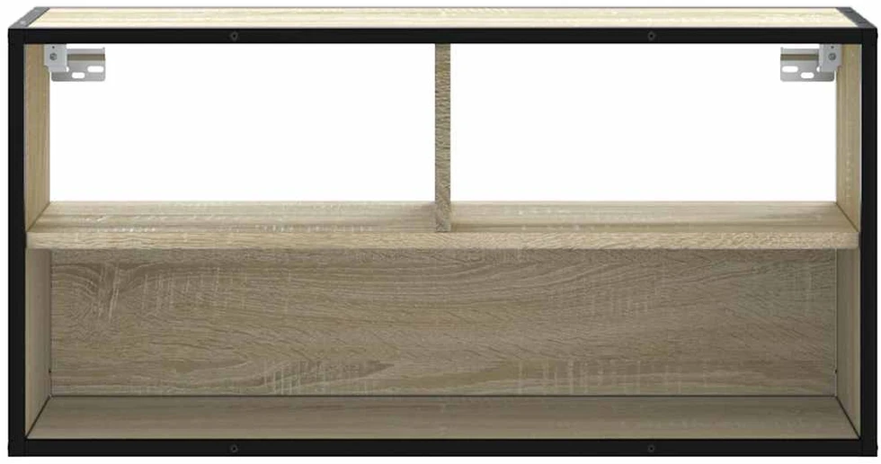 TV staliukas Televizoriaus spintelė, ąžuolo, 80x31x39,5cm, mediena/metalas