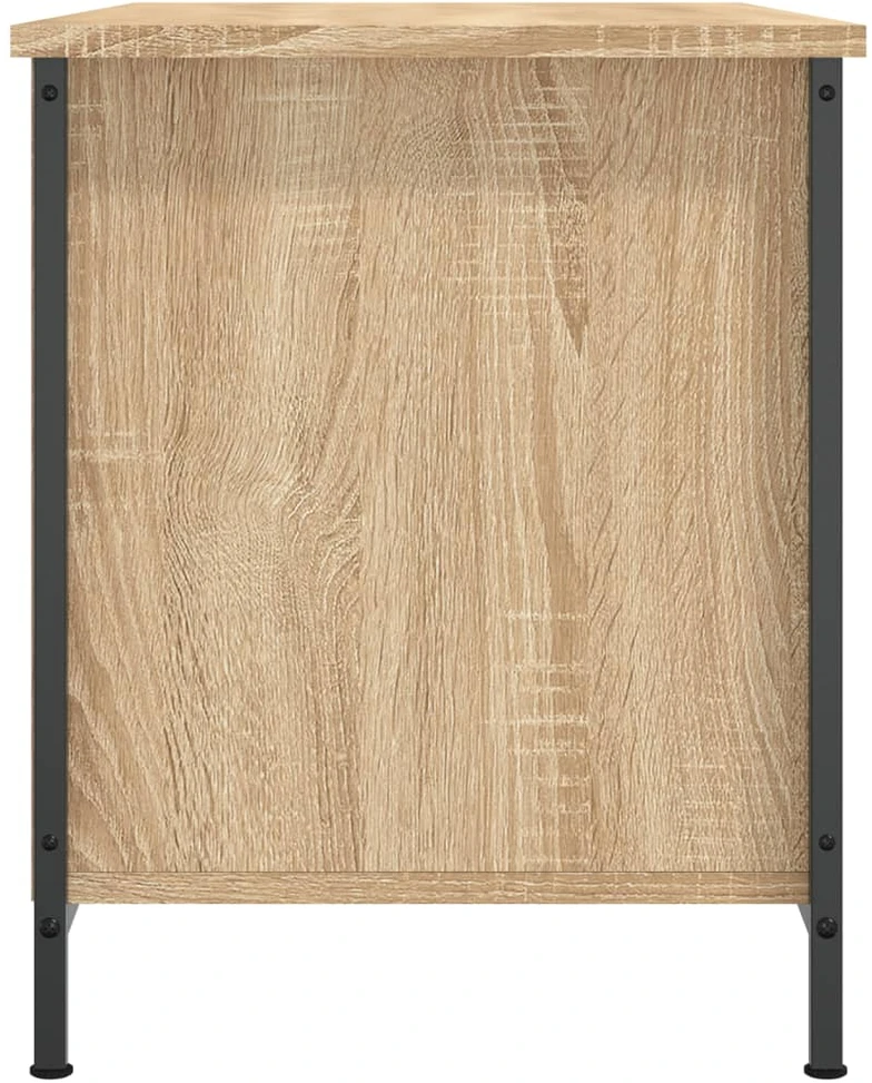 TV staliukas Televizoriaus spintelė, ąžuolo, 80x40x50cm, apdirbta mediena