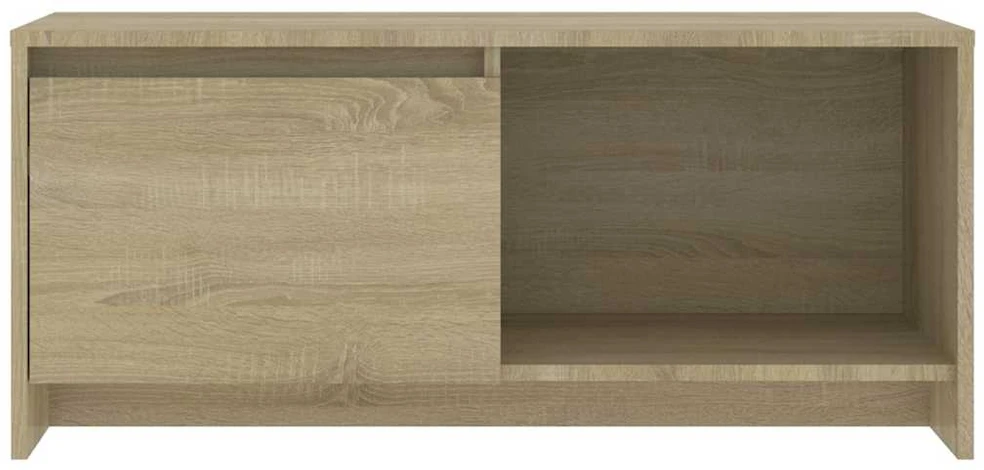 TV staliukas Televizoriaus spintelė, ąžuolo, 90x35x40cm, apdirbta mediena