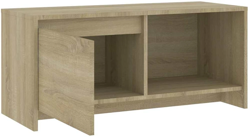 TV staliukas Televizoriaus spintelė, ąžuolo, 90x35x40cm, apdirbta mediena