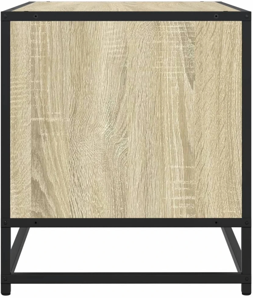 TV staliukas Televizoriaus spintelė, ąžuolo, 91x40x46cm, mediena ir metalas