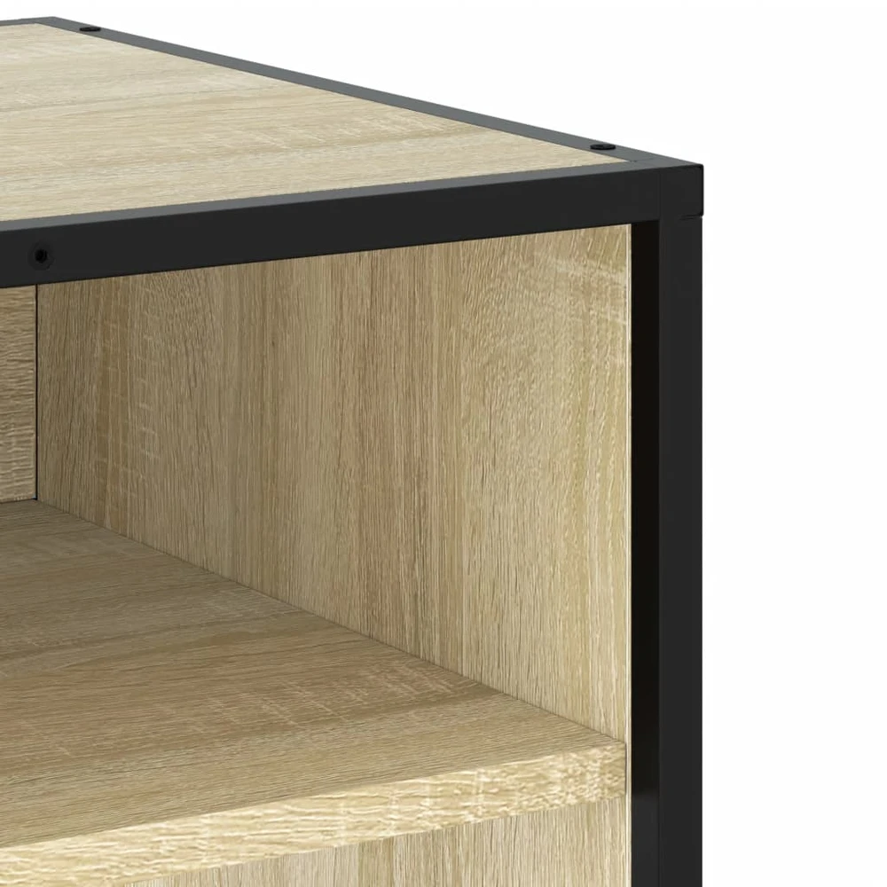 TV staliukas Televizoriaus spintelė, ąžuolo, 91x40x46cm, mediena ir metalas