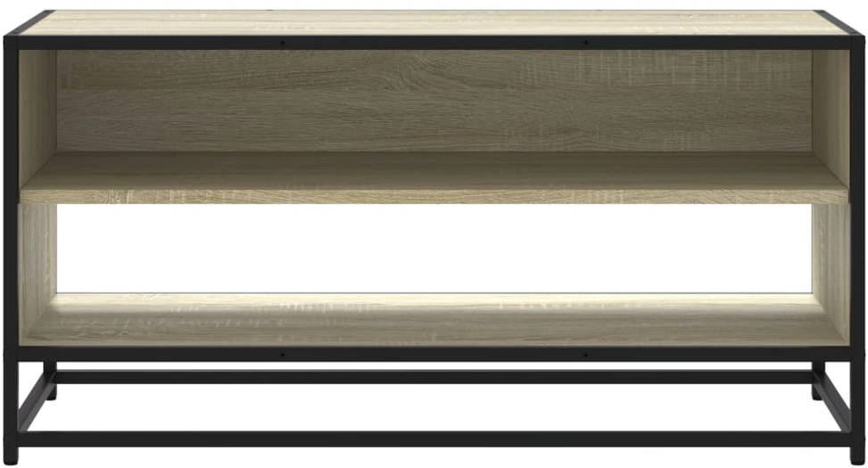 TV staliukas Televizoriaus spintelė, ąžuolo, 91x40x46cm, mediena ir metalas