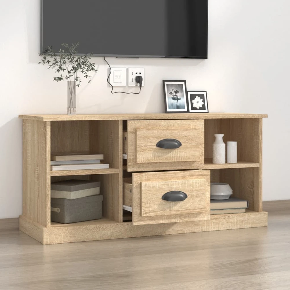 TV staliukas Televizoriaus spintelė, ąžuolo, 99,5x35,5x48cm, mediena
