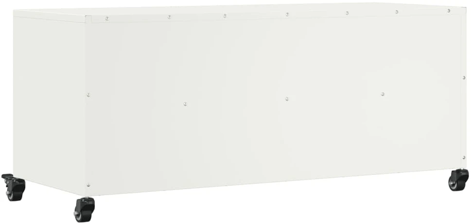 TV staliukas Televizoriaus spintelė, balta, 100,5x39x43,5cm, plienas