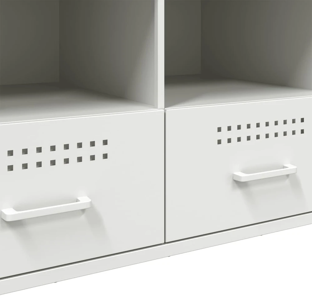 TV staliukas Televizoriaus spintelė, balta, 100,5x39x50,5cm, plienas