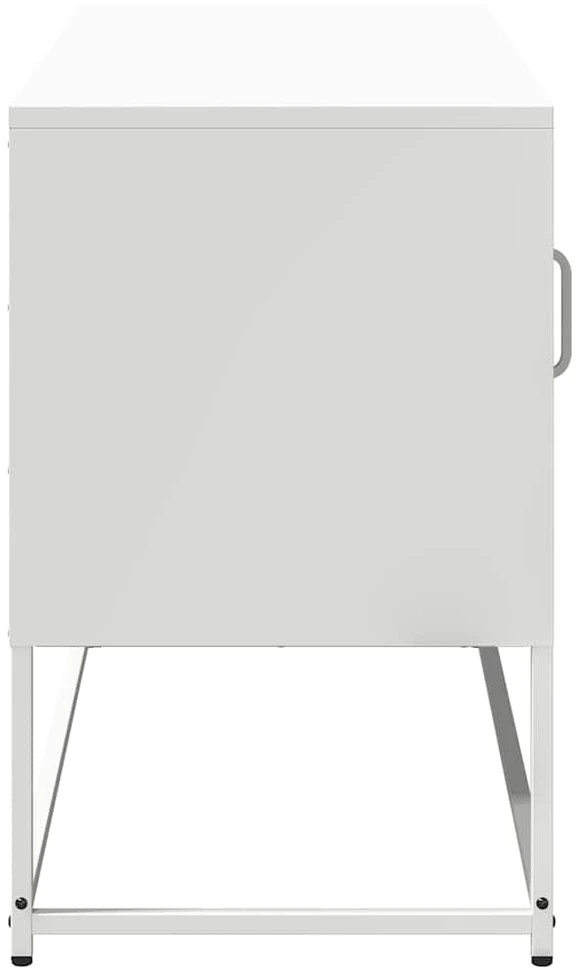 TV staliukas Televizoriaus spintelė, balta, 100,5x39x60,5cm, plienas