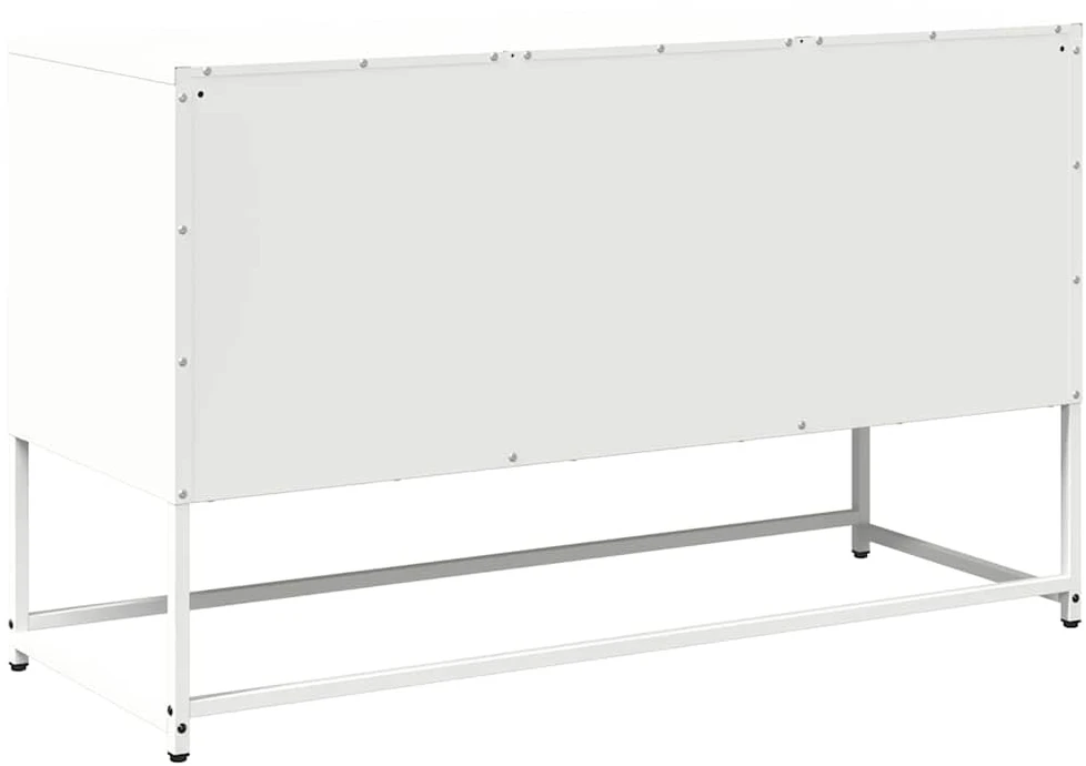 TV staliukas Televizoriaus spintelė, balta, 100,5x39x60,5cm, plienas