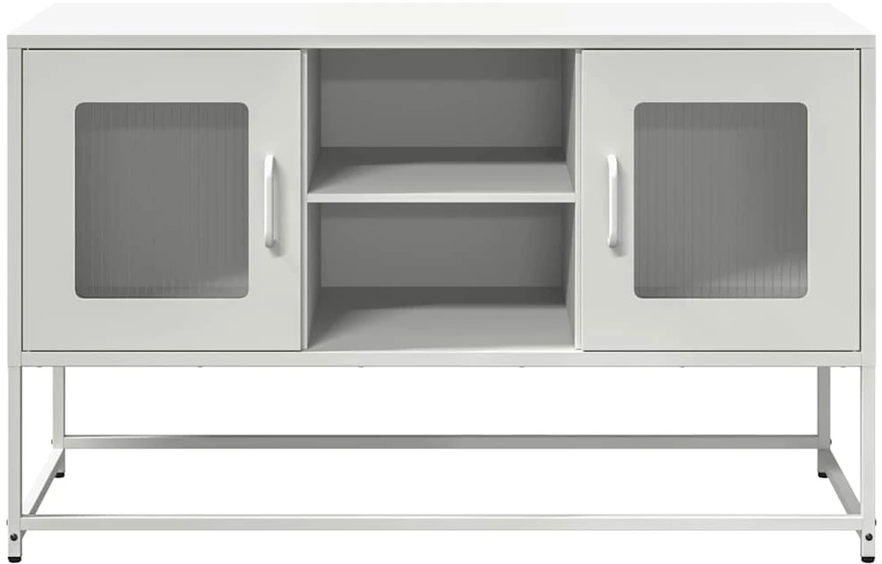 TV staliukas Televizoriaus spintelė, balta, 100,5x39x60,5cm, plienas