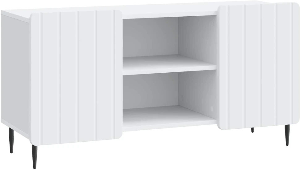 TV staliukas Televizoriaus spintelė Balta 102 x 34,5 x 52 cm