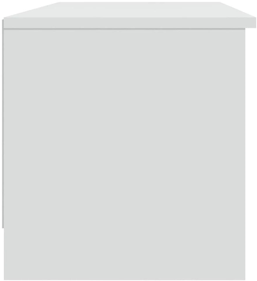 TV staliukas Televizoriaus spintelė, balta, 102x35,5x36,5cm, mediena