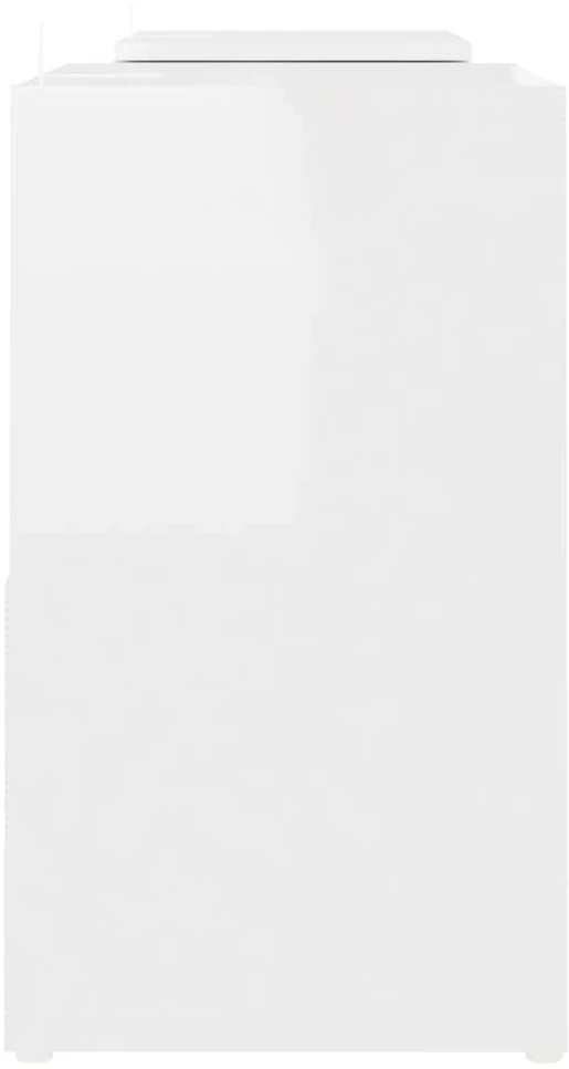 TV staliukas Televizoriaus spintelė, balta, 104x30x52cm, apdirbta mediena