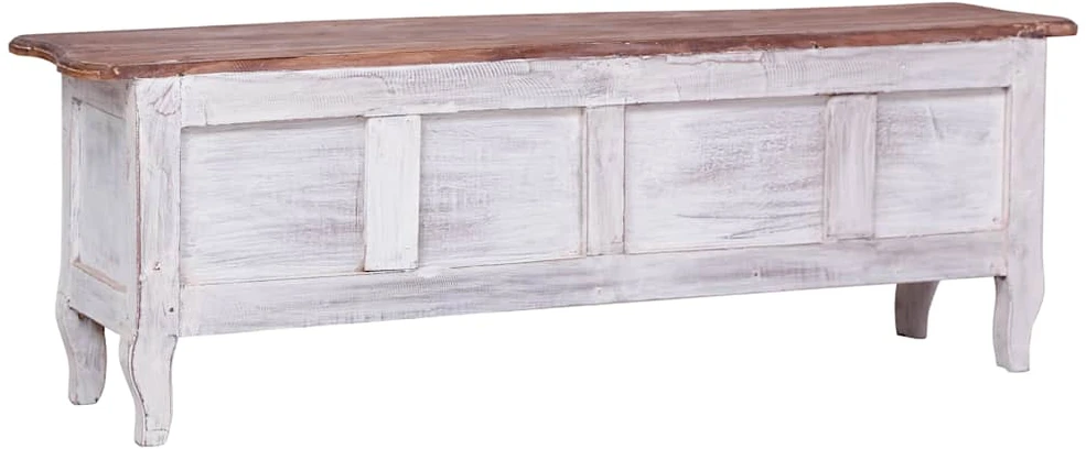 TV staliukas Televizoriaus spintelė, balta, 120x30x40cm, raudonmedis