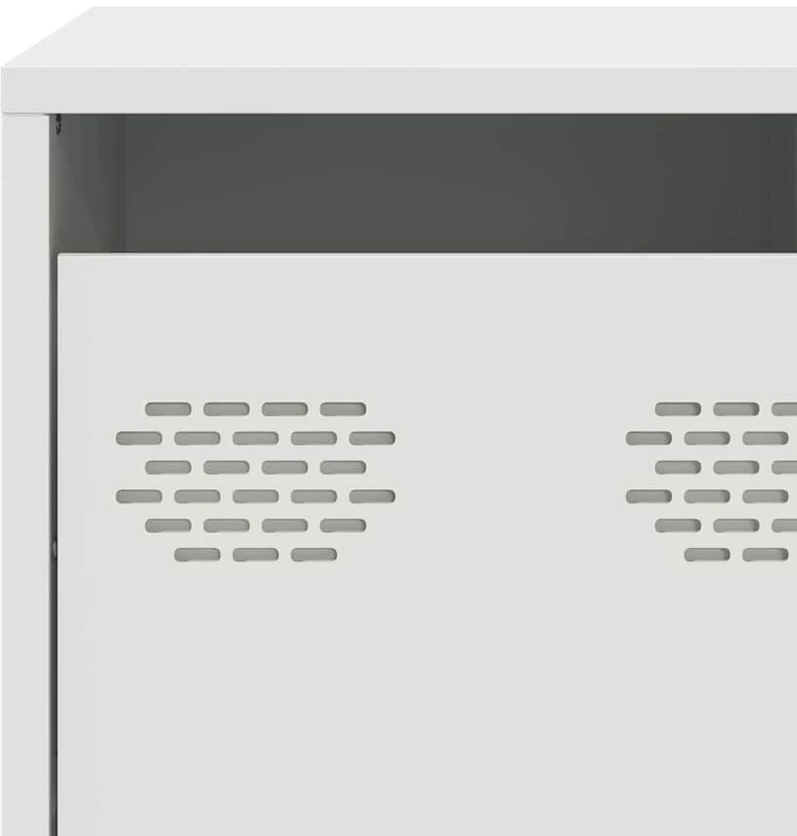TV staliukas Televizoriaus spintelė, balta, 135x39x43,5cm, plienas