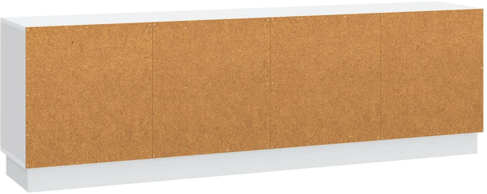 TV staliukas Televizoriaus spintelė Balta 150 x 31 x 47 cm Apdirbta mediena