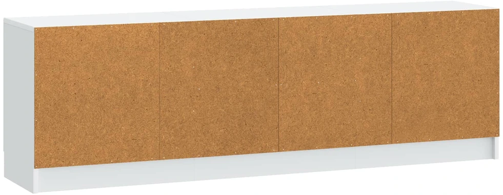 TV staliukas Televizoriaus spintelė Balta 150 x 31 x 47 cm Apdirbta mediena