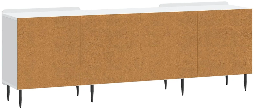TV staliukas Televizoriaus spintelė Balta 150 x 31 x 52 cm Apdirbta mediena
