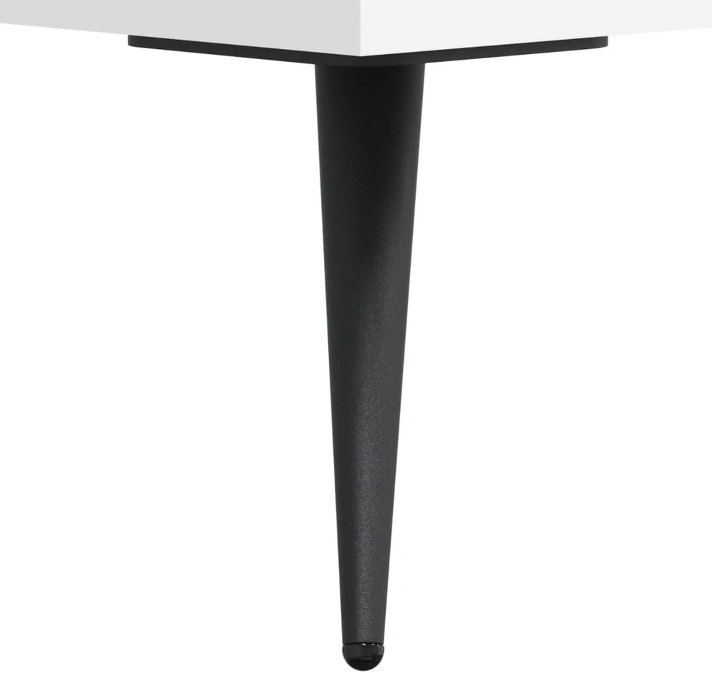 TV staliukas Televizoriaus spintelė, balta, 150x30x50cm, apdirbta mediena