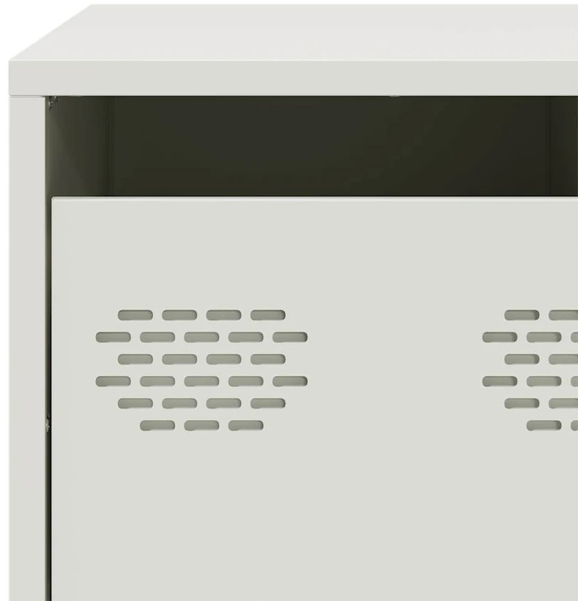 TV staliukas Televizoriaus spintelė, balta, 68x50x43,5cm, plienas