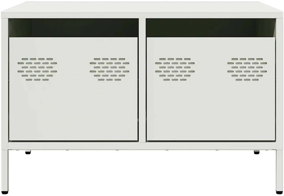 TV staliukas Televizoriaus spintelė, balta, 68x50x43,5cm, plienas