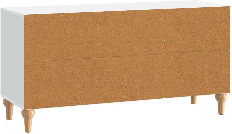 TV staliukas Televizoriaus spintelė Balta 99 x 34,5 x 50 cm Apdirbta mediena