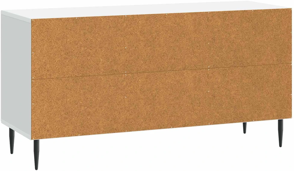 TV staliukas Televizoriaus spintelė Balta 99 x 34,5 x 50 cm Apdirbta mediena