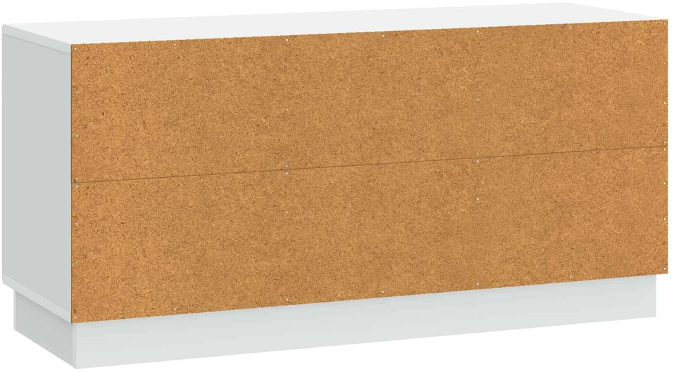 TV staliukas Televizoriaus spintelė Balta 99 x 34,5 x 47 cm Apdirbta mediena