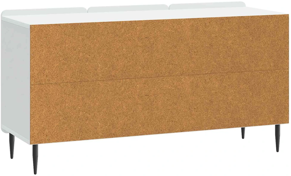 TV staliukas Televizoriaus spintelė Balta 99 x 34,5 x 52 cm Apdirbta mediena