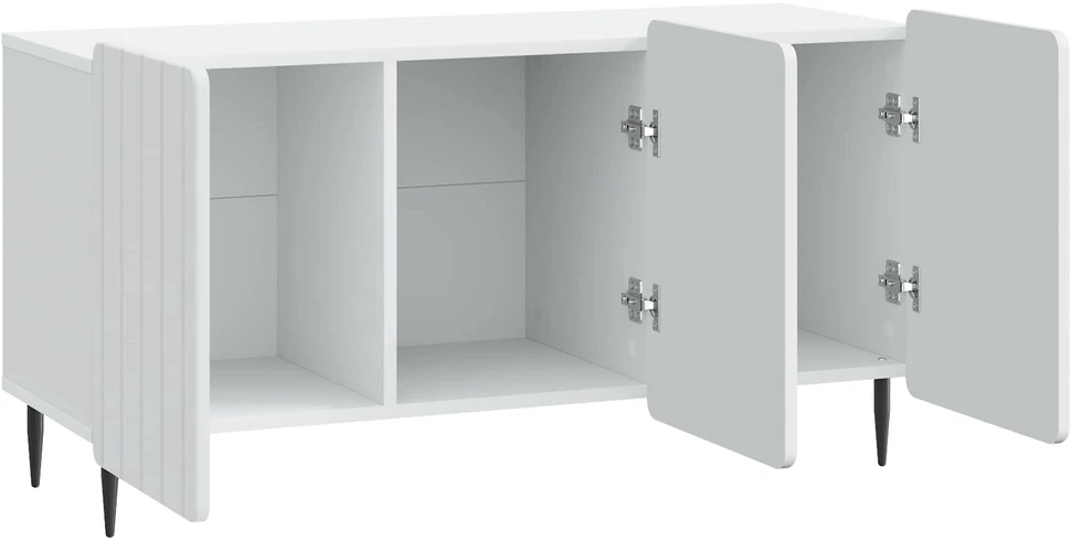 TV staliukas Televizoriaus spintelė Balta 99 x 34,5 x 52 cm Apdirbta mediena