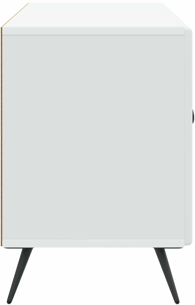TV staliukas Televizoriaus spintelė Balta 99 x 34,5 x 50 cm Apdirbta mediena