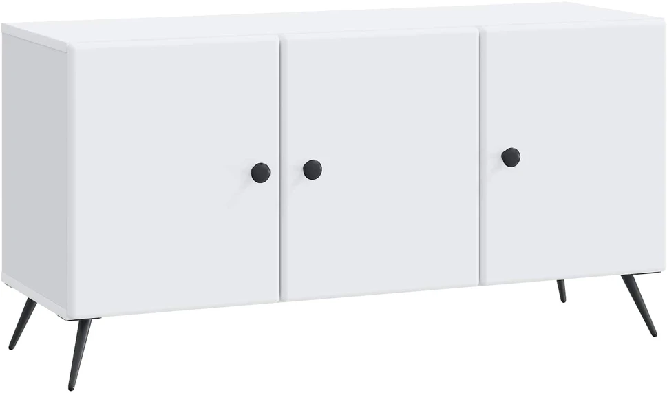 TV staliukas Televizoriaus spintelė Balta 99 x 34,5 x 50 cm Apdirbta mediena