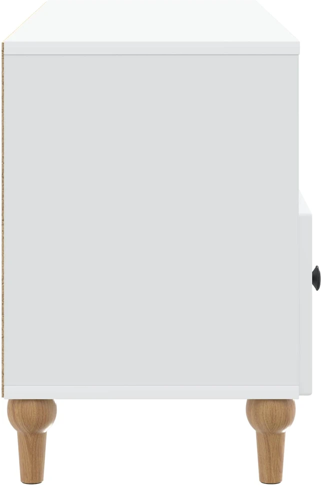 TV staliukas Televizoriaus spintelė Baltas 102 x 34,5 x 50 cm