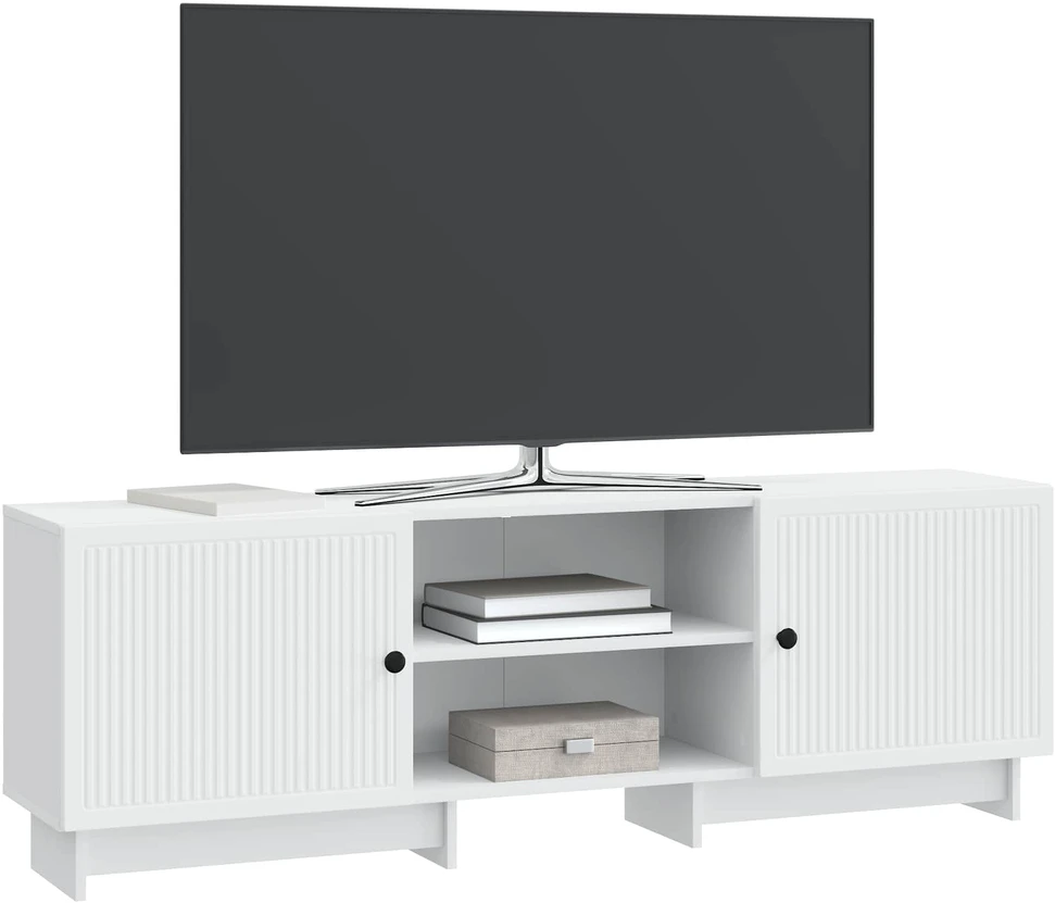 TV staliukas Televizoriaus spintelė Baltas 150 x 31 x 50 cm Dirbtinė mediena