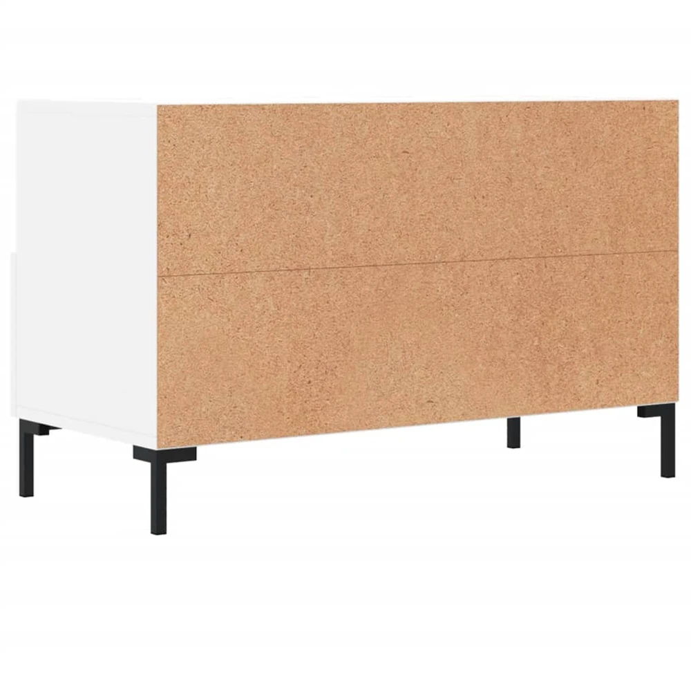 TV staliukas Televizoriaus spintelė, baltos spalvos, 80x36x50cm, mediena