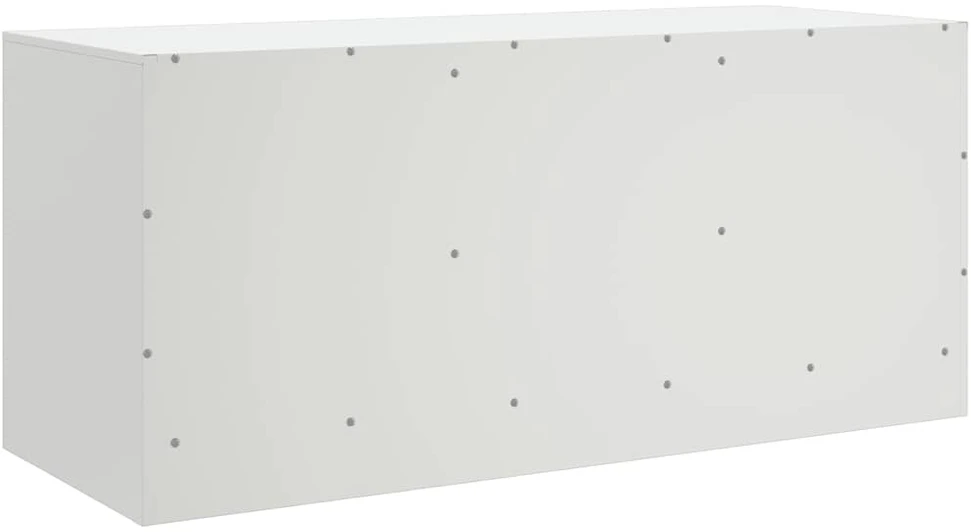 TV staliukas Televizoriaus spintelė, baltos spalvos, 99x39x44cm, plienas
