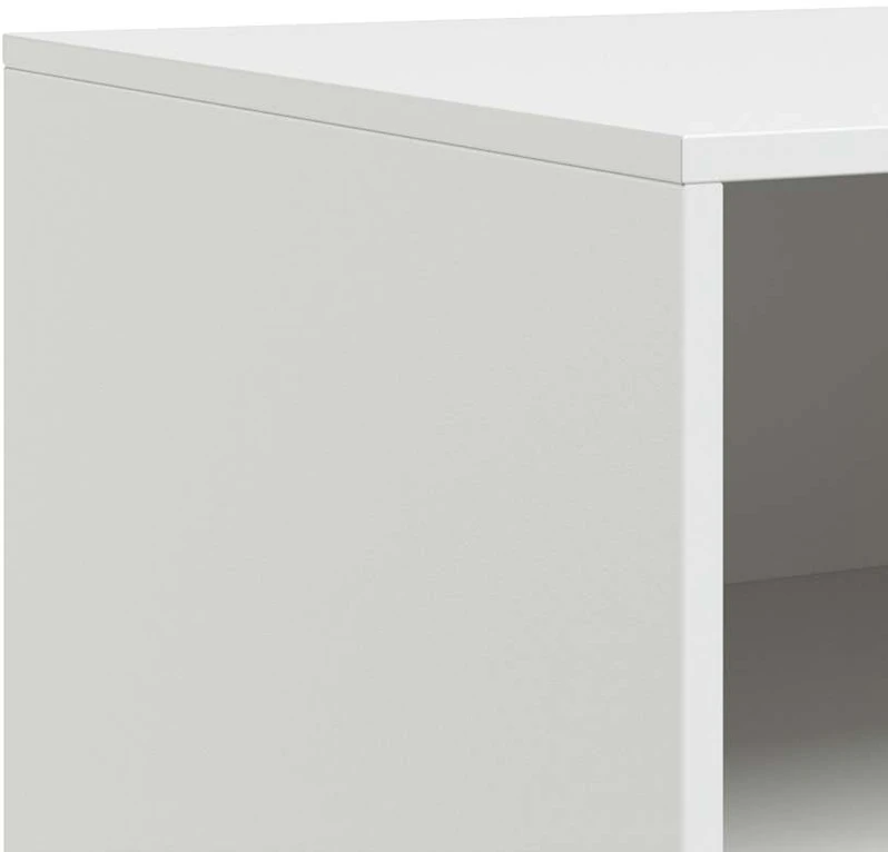 TV staliukas Televizoriaus spintelė, baltos spalvos, 67x39x44cm, plienas