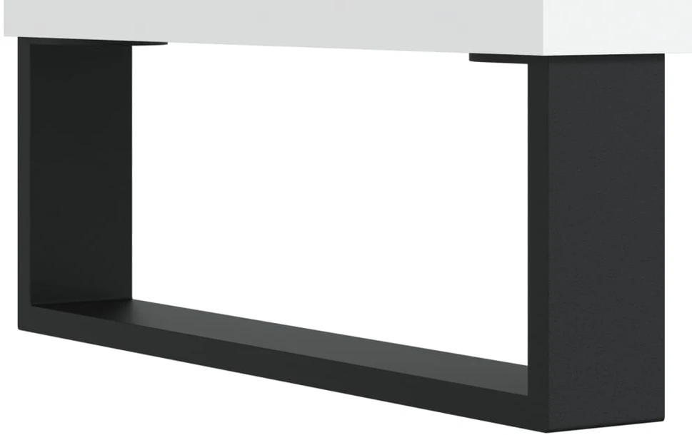 TV staliukas Televizoriaus spintelė, baltos spalvos, 100x35x55cm, mediena