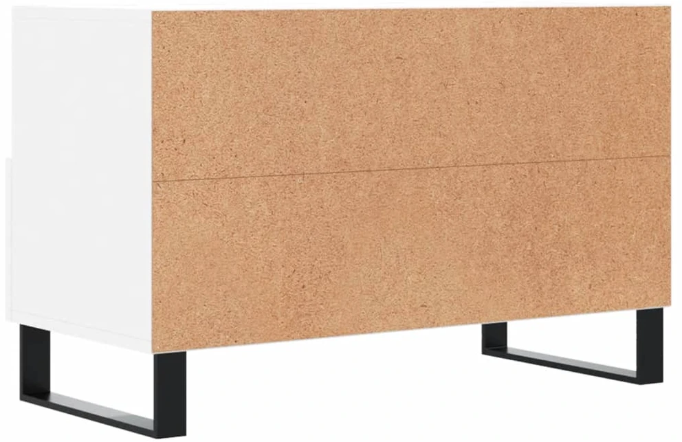 TV staliukas Televizoriaus spintelė, baltos spalvos, 80x36x50cm, mediena