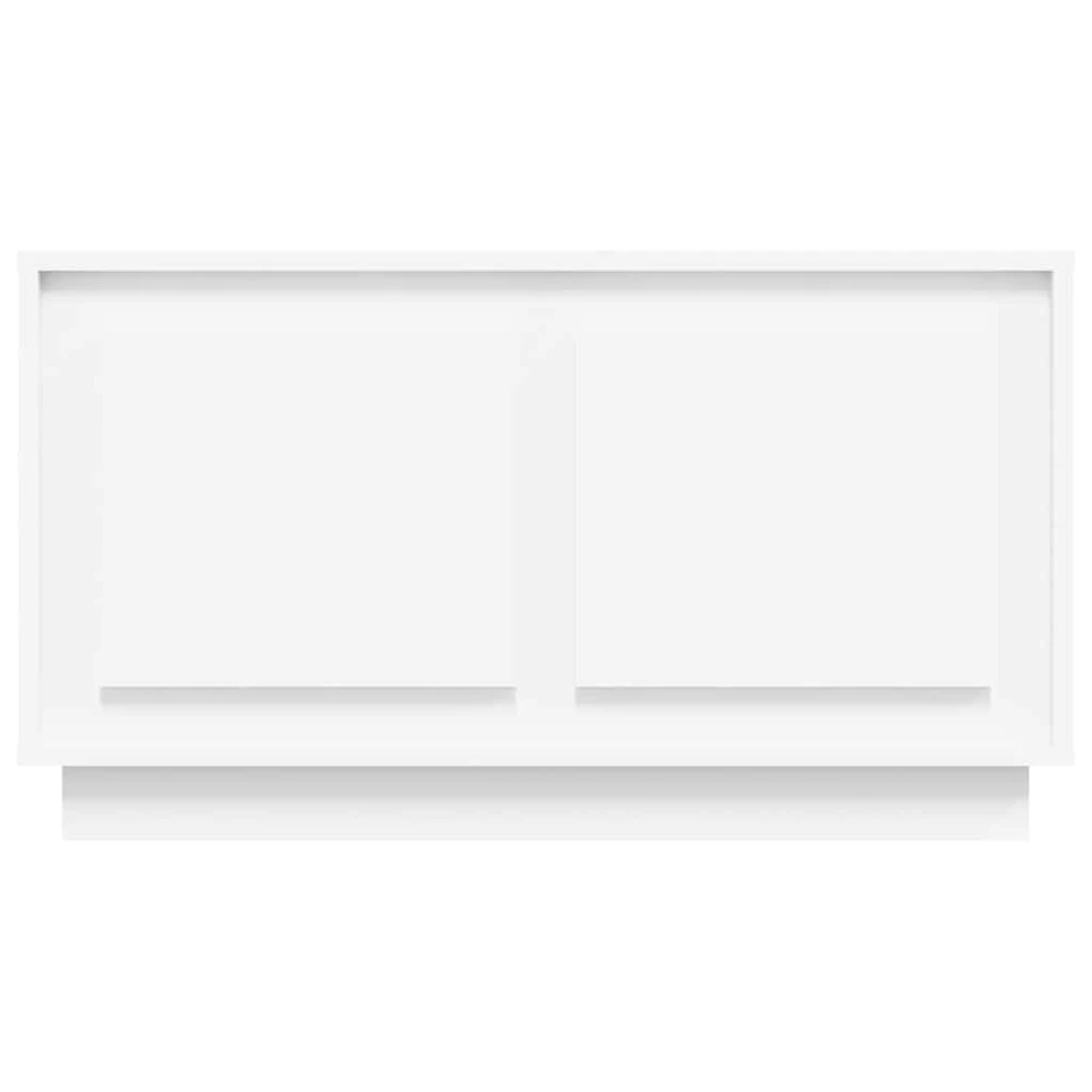 TV staliukas Televizoriaus spintelė, baltos spalvos, 80x35x45cm, mediena