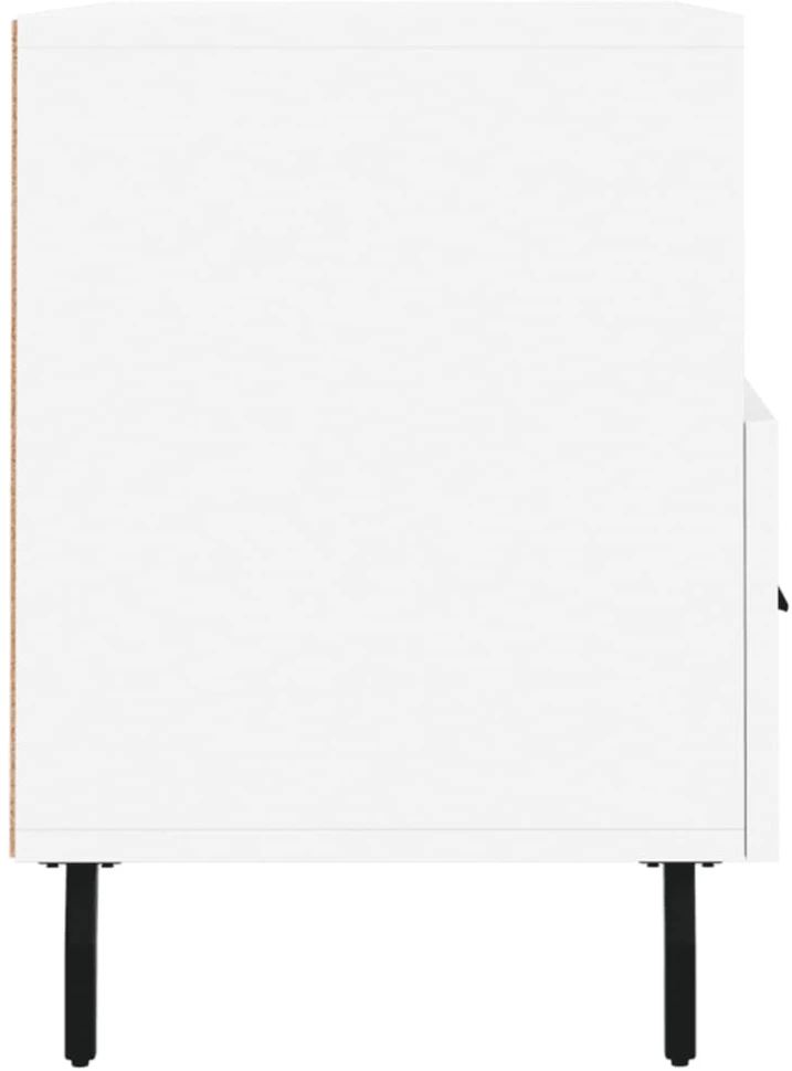 TV staliukas Televizoriaus spintelė, baltos spalvos, 80x36x50cm, mediena