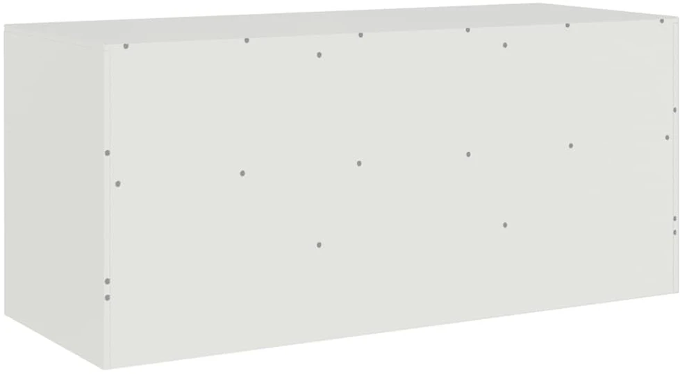 TV staliukas Televizoriaus spintelė, baltos spalvos, 99x39x44cm, plienas