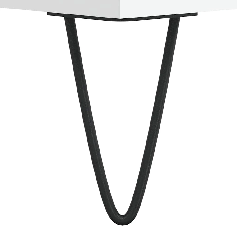 TV staliukas Televizoriaus spintelė, baltos spalvos, 100x35x55cm, mediena