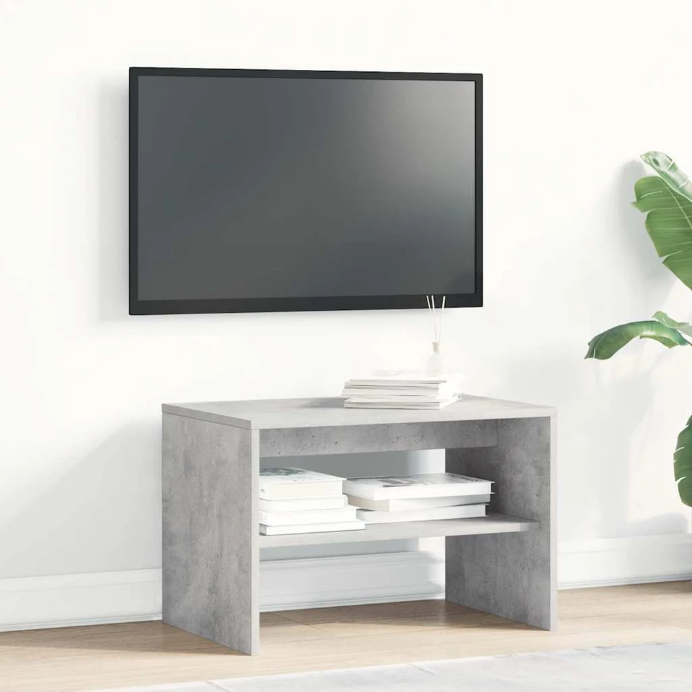 TV staliukas televizoriaus spintelė Betoninė pilka inžinierinė mediena