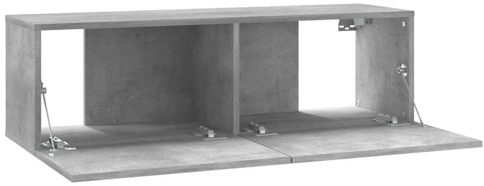 TV staliukas Televizoriaus spintelė, betono, 100x30x30cm, apdirbta mediena